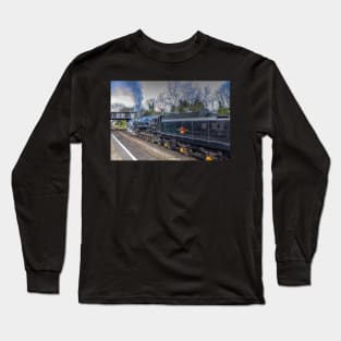 Black Prince Steam Train On The North Norfolk Railway Long Sleeve T-Shirt